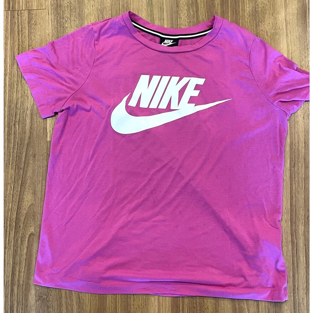 Nike T-Shirt Girls L Polyester Modal Pink